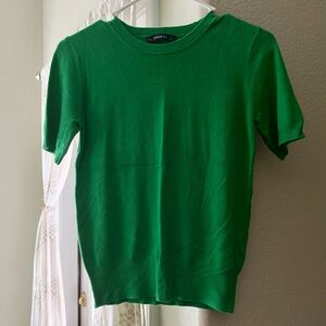 Zara Green Sweater Shirt